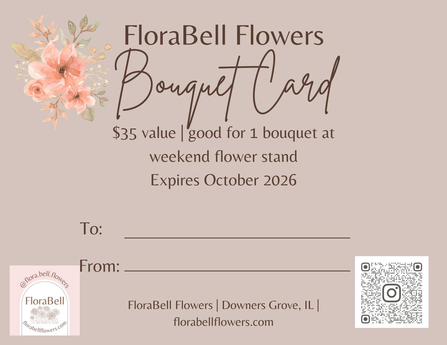 FloraBell Flowers Bouquet Bucks
