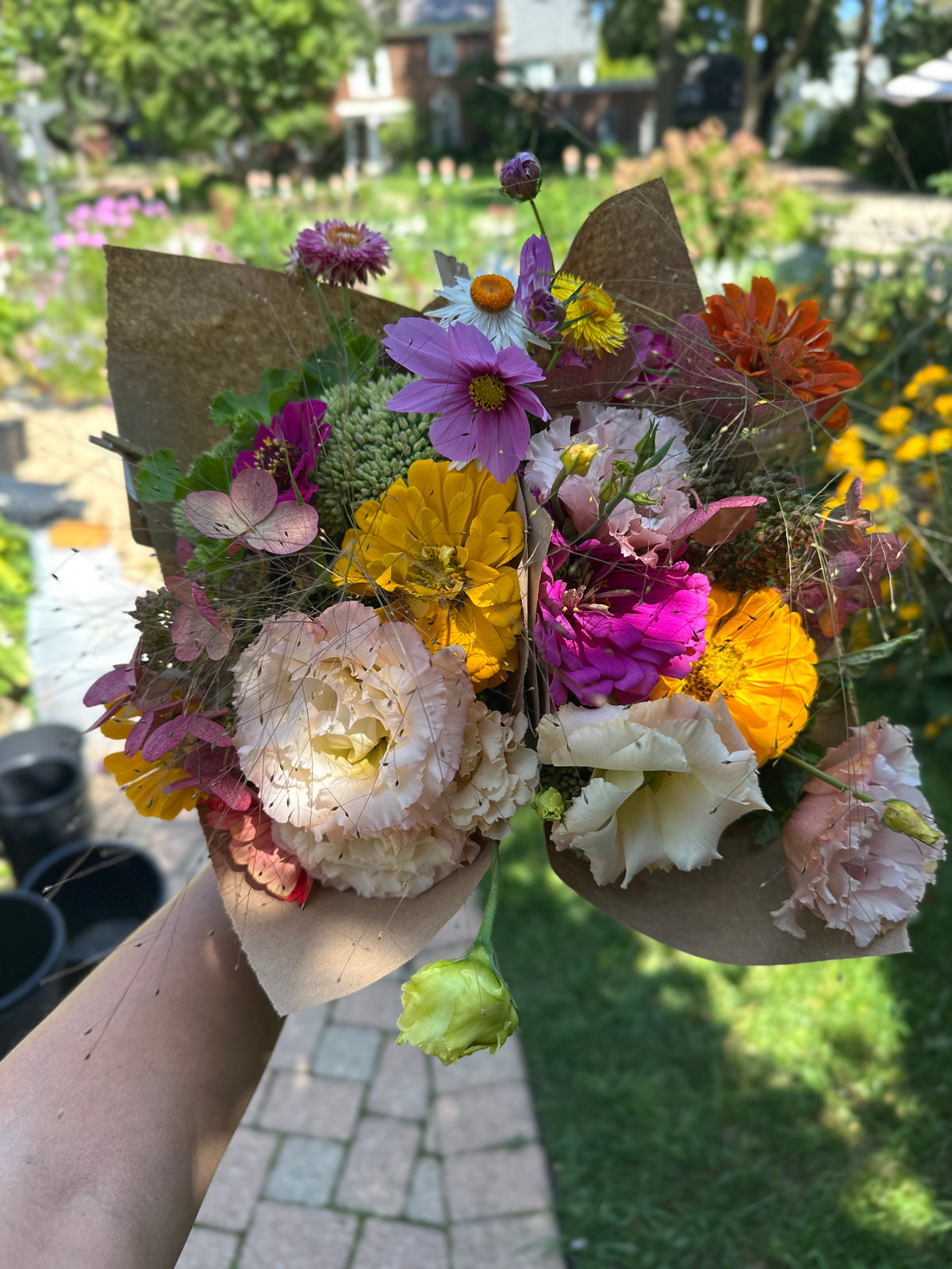 Custom Seasonal Wrapped Bouquet
