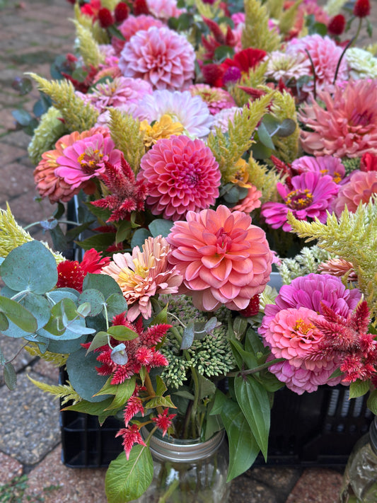 Late Summer Flower Club CSA Bouquets