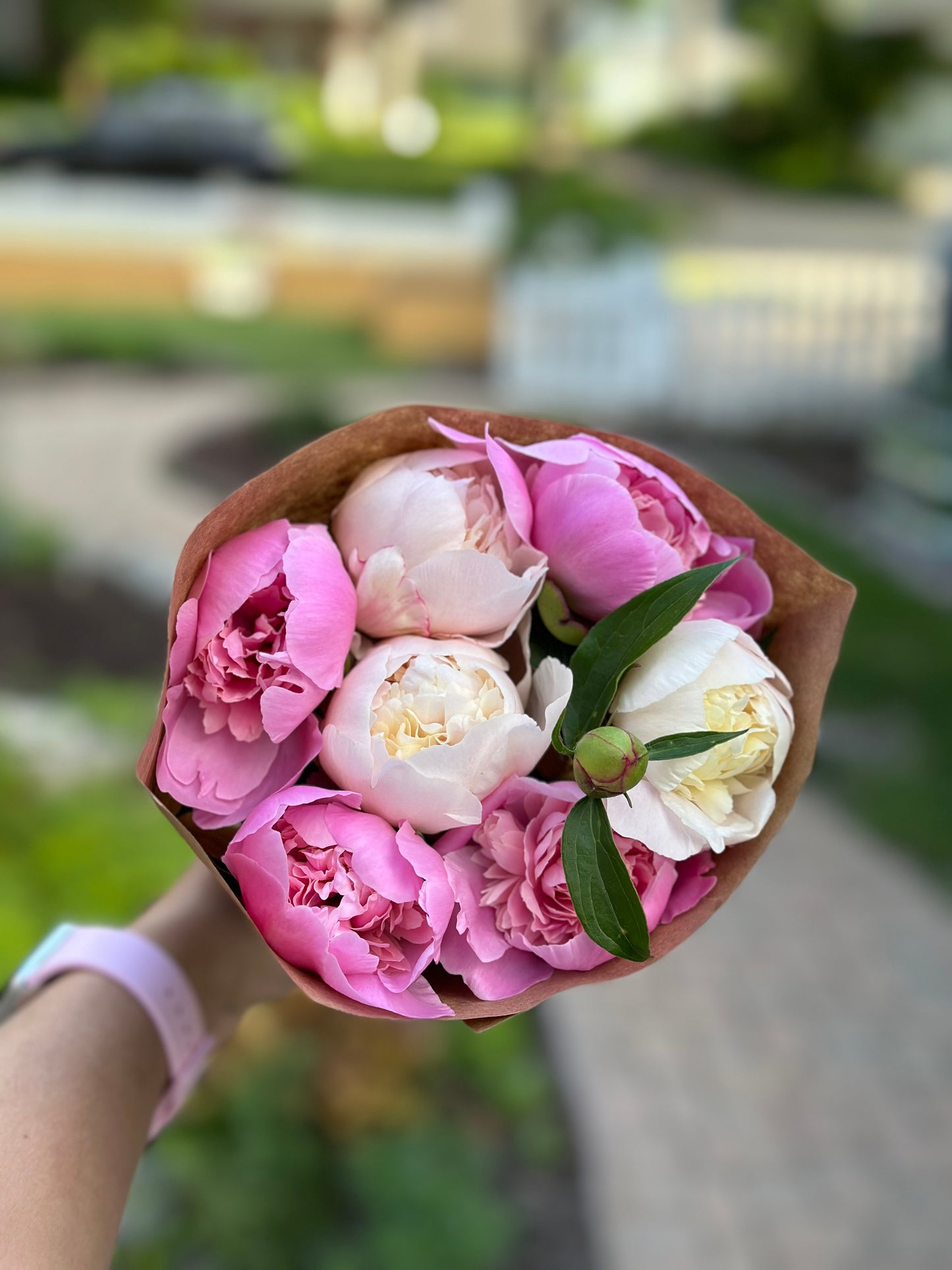 Custom Seasonal Wrapped Bouquet